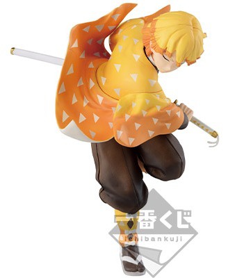 Zenitsu Agatsuma Figure, Ichiban Kuji Prize C, Demon Slayer, Kimetsu no Yaiba, Bandai