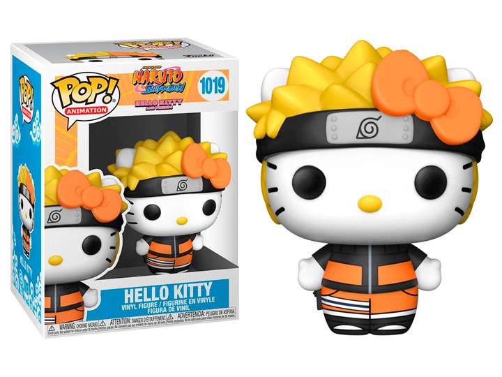 Naruto Figure Naruto X Hello Kitty Friends Funko Pop Animation 3.75 Inches Funko Pop 1019