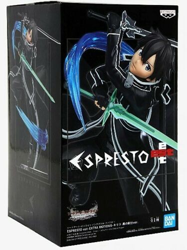 Kirito Figure, Sword Art Online, Espresto Extra Motions, Bandai, Banpresto