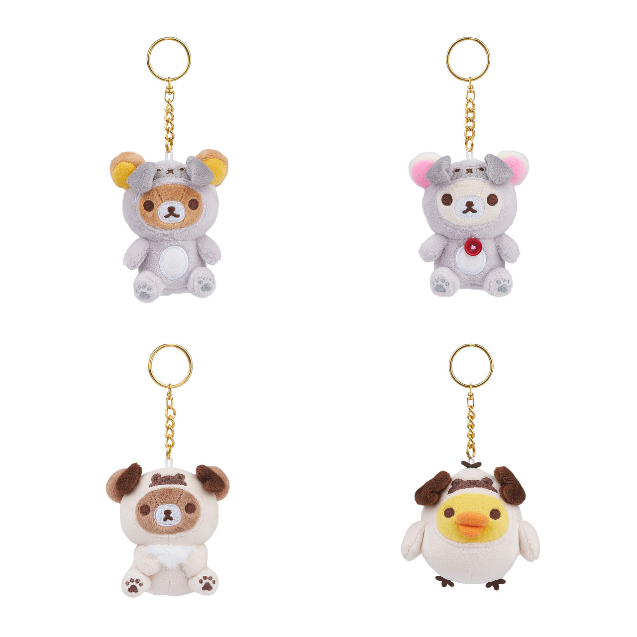 Rilakkuma San-X Original Pug Series Blind Box Keychains - 1pc