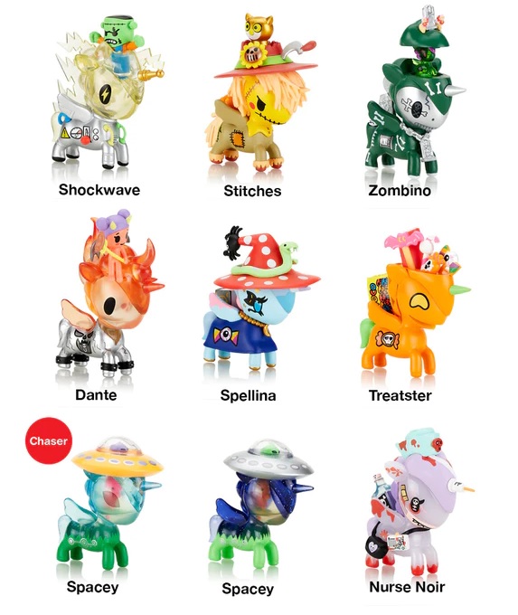 Tokidoki Unicorno After Dark Series 3 Random Blind Box Figure