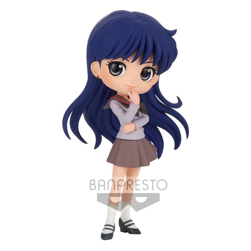 Sailor Mars Figure, Q Posket, School Uniform, Sailor Moon, Banpresto