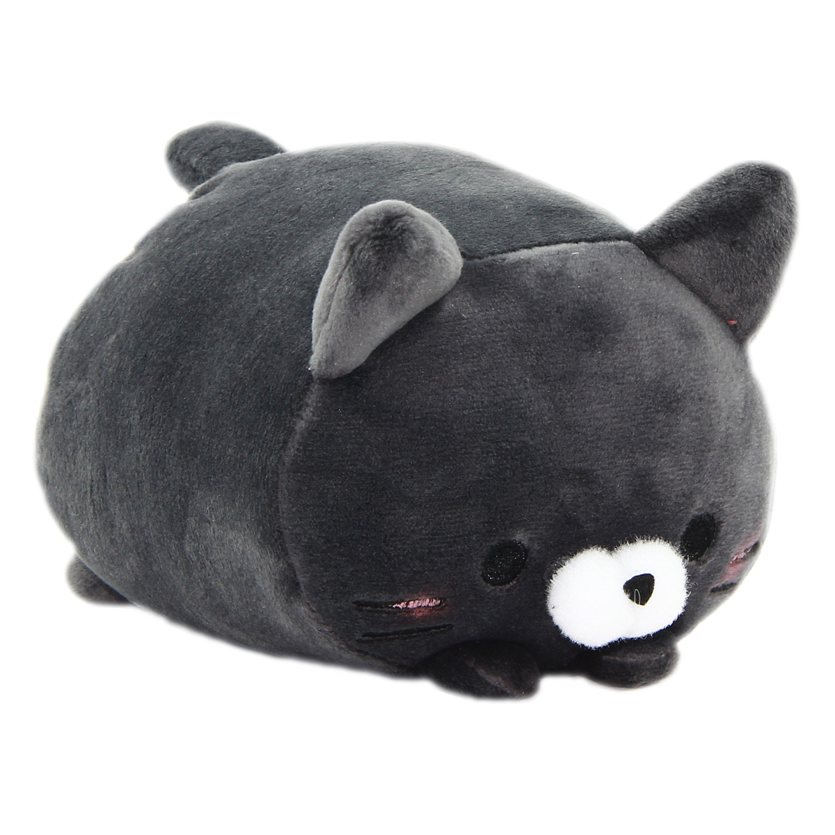 Plush Cat Squishy Toy Super Soft Stuffed Animal Neko Black