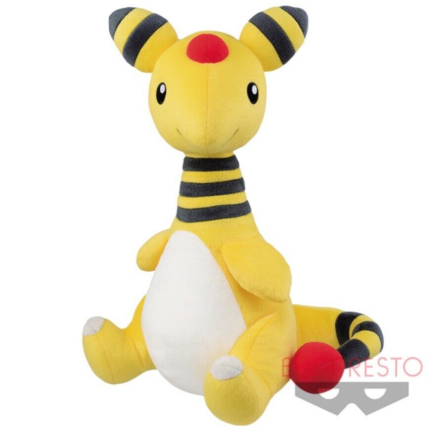 Ampharos Pokemon Plush, 18 Inches, Banpresto, Pokemon Sun & Moon