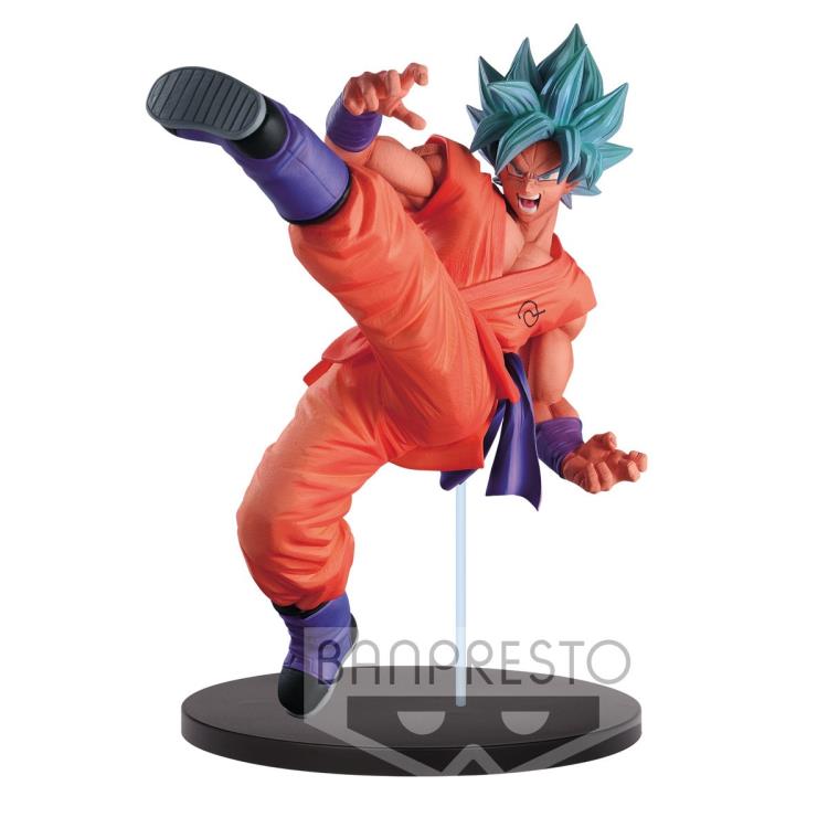 Dragon Ball Super Son Goku FES!! Stage 5 Super Saiyan Blue Kaio-ken Goku Figure Banpresto