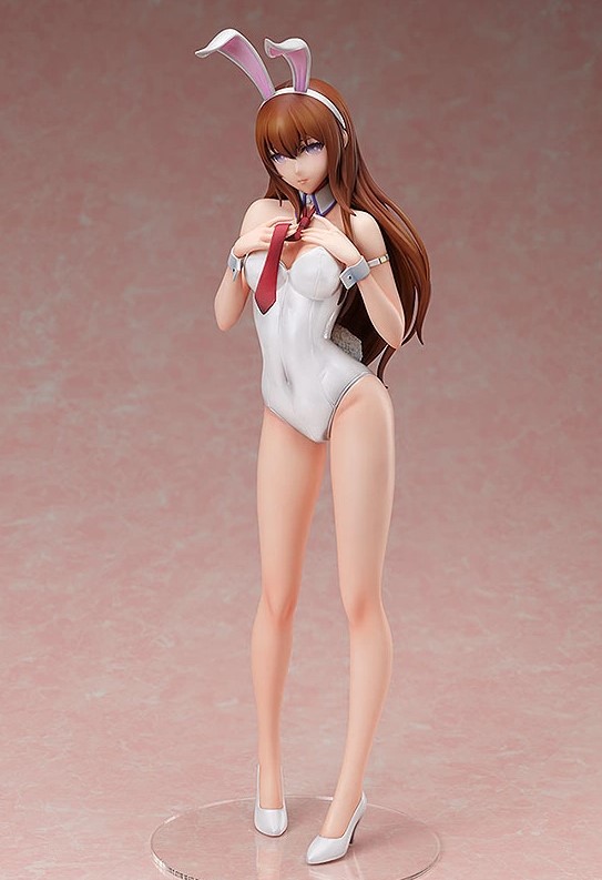 Makise Kurisu Figure, Bare Leg Bunny Ver., 1/4 Scale Pre-Painted Statue, Steins Gate, FreeIng