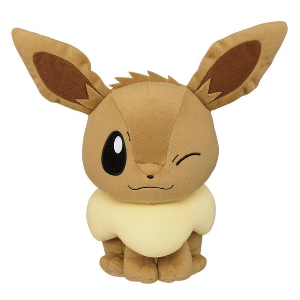 Pokemon Sun & Moon Eevee Plushie Big Size 18 Inches Banpresto