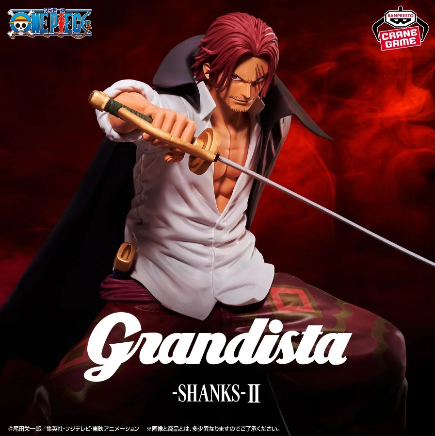 Shanks Figure, Grandista, One Piece, Banpresto
