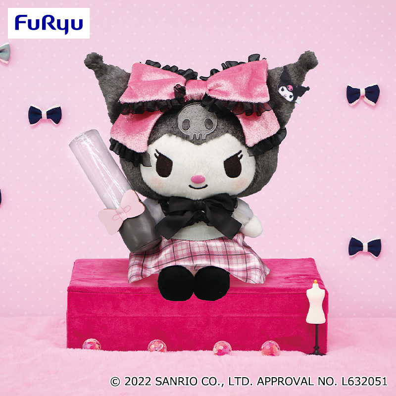 Kuromi Plush Doll, Gothic Lolita Ver, 9 Inches, Sanrio, Furyu