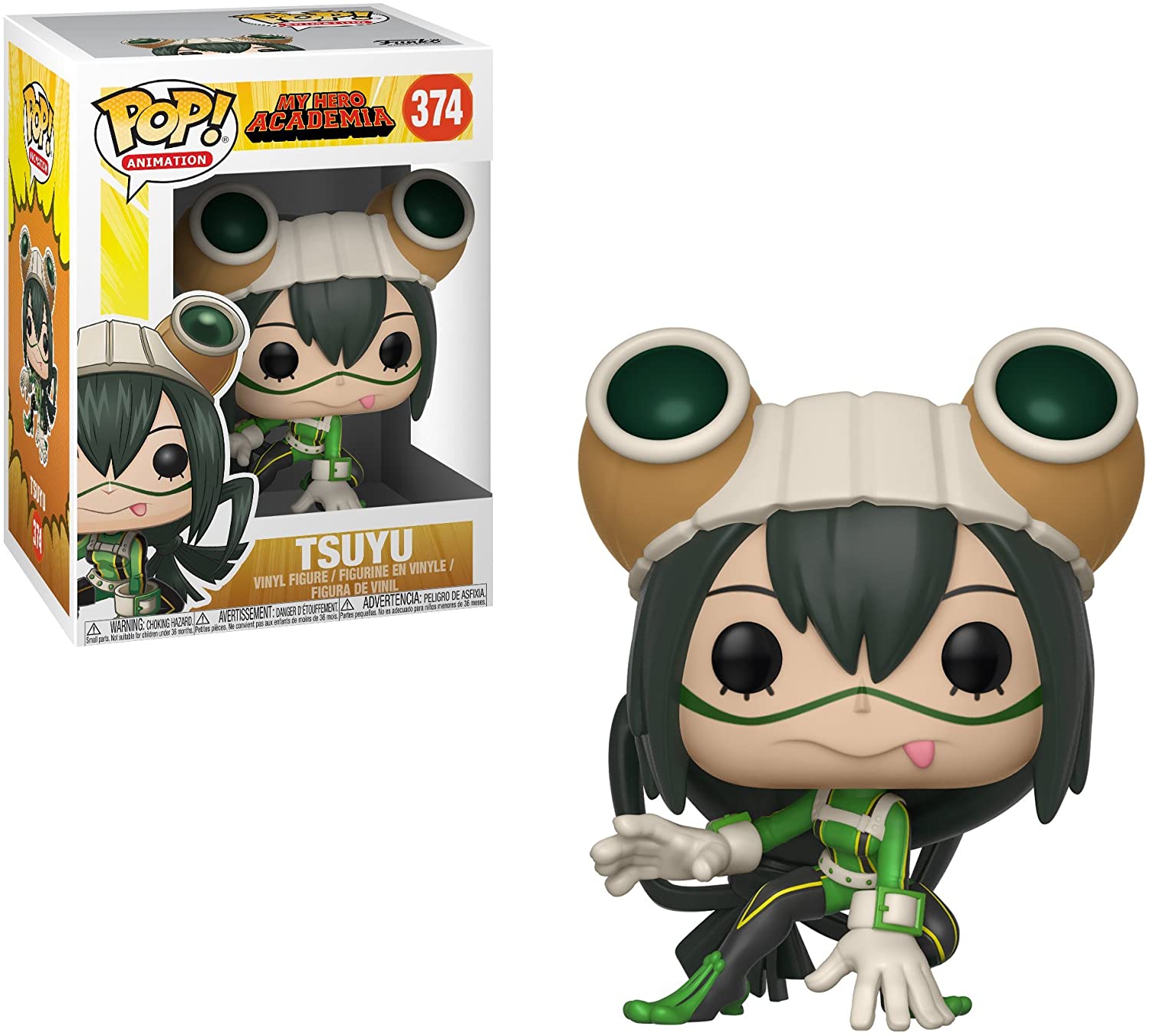 Tsuyu Figure My Hero Academia Funko Pop Animation 3.75 Inches Funko Pop 374