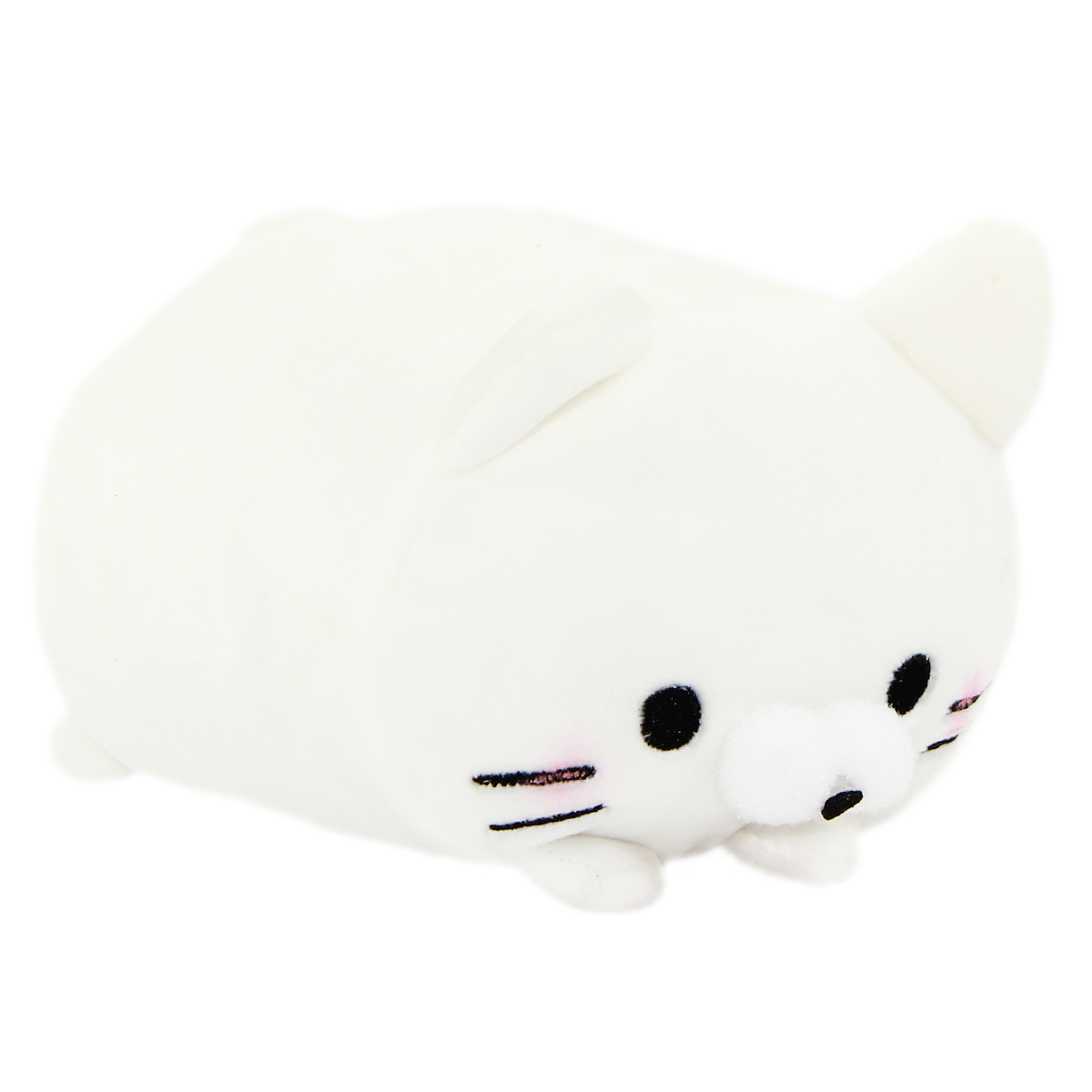 Plush Cat Squishy Toy Super Soft Stuffed Animal Neko White
