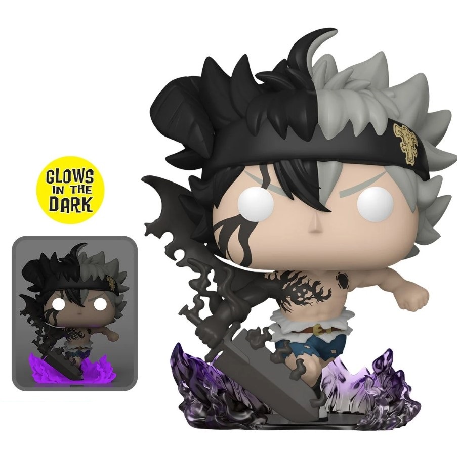 Asta Figure, Black Clover, Funko Pop 1556, EE Exclusive Glows in the Dark