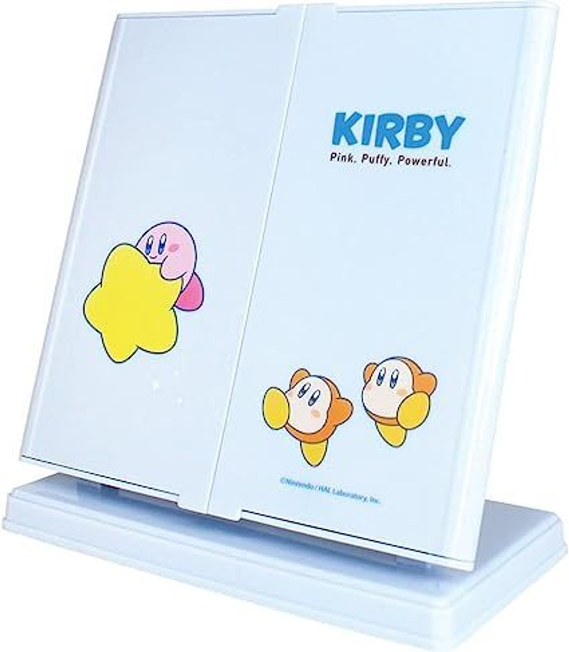 Kirby & Waddle Dee Trifold Makeup Mirror Blue