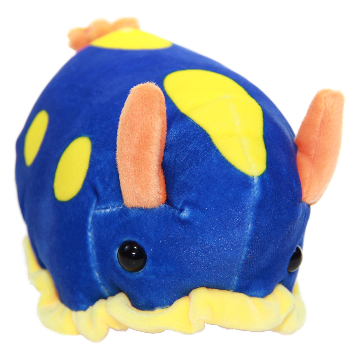 Mochi Puni Sea Cucumber Plush Collection Sea Slug Toy Blue/Yellow 7 Inches
