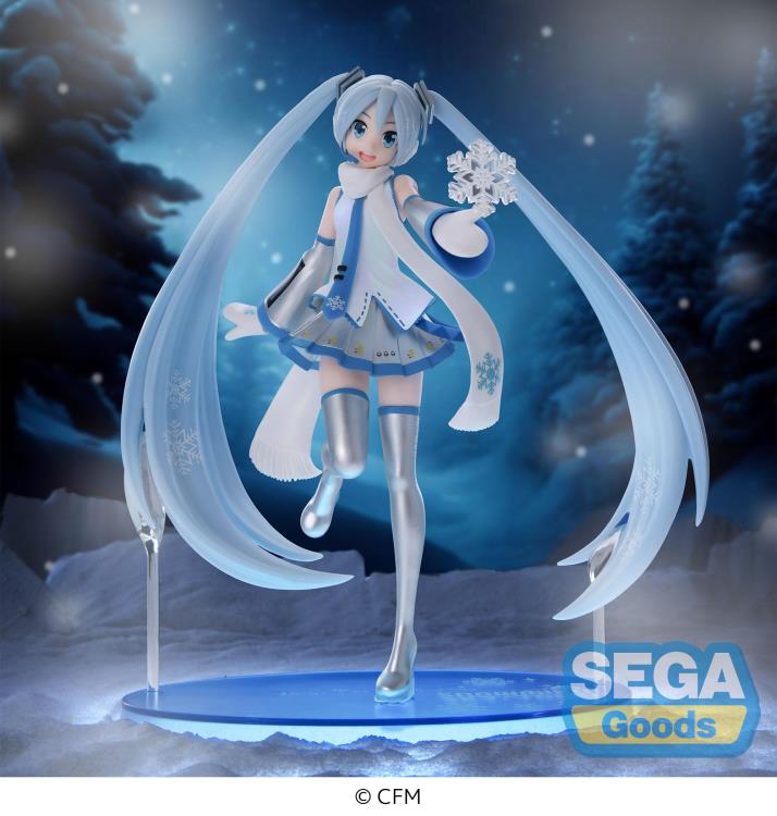 Snow Miku Figure, Luminasta, Hatsune Miku, Super Premium Figure, SPM, Vocaloid, Sega