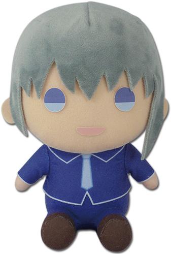 Yuki Sohma Plush Doll Sitting Pose Fruits Basket 7 Inches