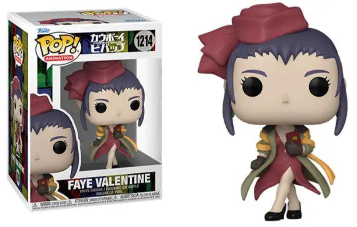 Faye Valentine Figure Funko Pop Animation 3.75 Inches Cowboy Bebop Funko Pop 1214