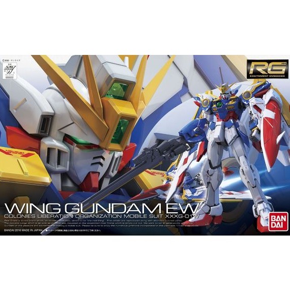 Gundam Wing Endless Waltz, Wing Gundam Zero RG Model Kit Bandai