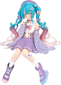Hatsune Miku Noodle Stopper Figure, Koisuru Sailor Suit Purple Ver, Vocaloid, Furyu