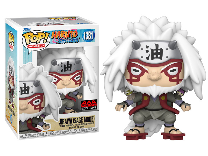 Jiraiya (Sage Mode) Figure Naruto Funko Pop Animation 3.75 Inches AAA Exclusive Funko Pop 1381