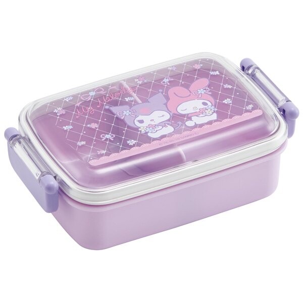 Sanrio My Melody & Kuromi Bento Box, Lunch Box, Purple