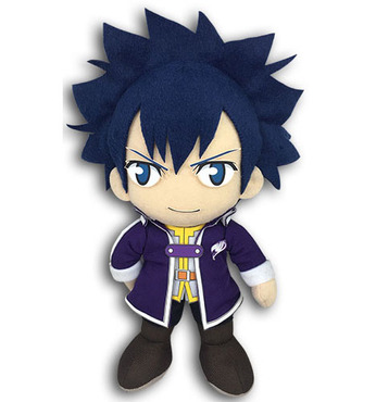 Gray Plush Doll Fairy Tail 8 Inches