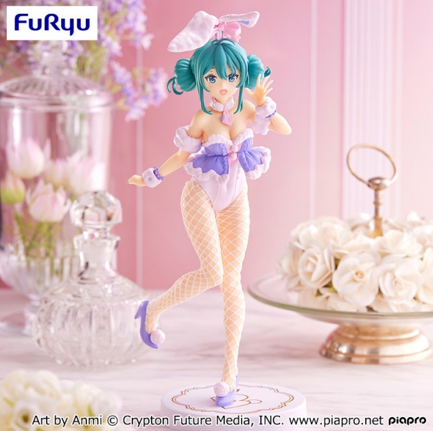 Miku Hatsune Figure, Bicute Bunny Figure, Purple Ver, Vocaloid, Furyu