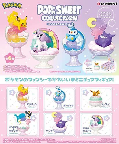 Pokemon Pop n Sweet Collection Random Blind Box Figure Re-Ment