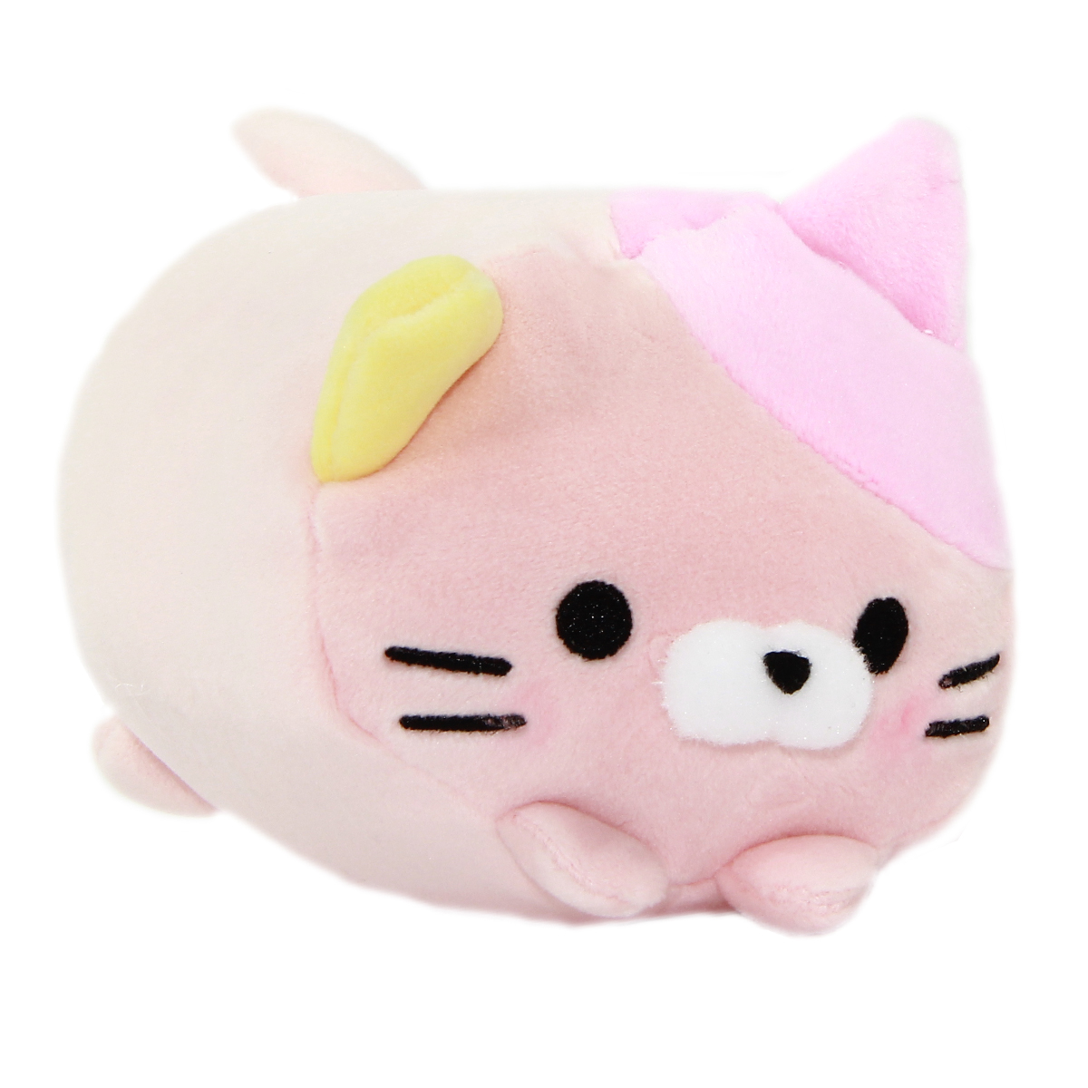 Plush Cat Squishy Toy Super Soft Stuffed Animal Neko Pink