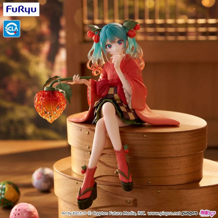 Miku Hatsune Figure, Flower Fairy, Winter Cherry, Noodle Stopper, Vocaloid, Furyu