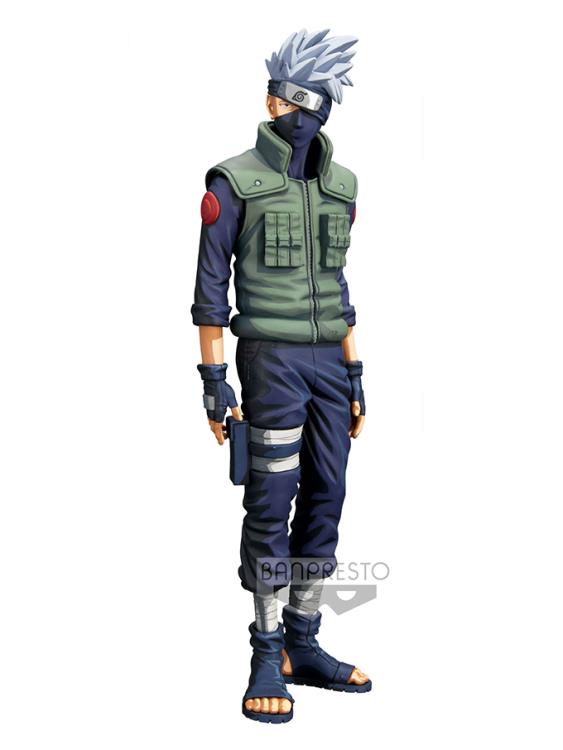 Kakashi Hatake Figure, Grandista Manga Dimensions, Naruto, Bandai