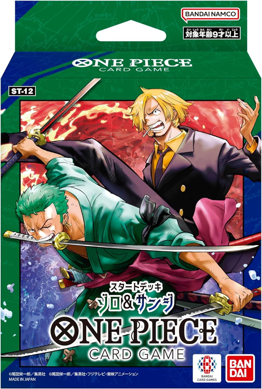 ST-12 ONE PIECE Card Game Start Deck Zoro & Sanji - Japanese