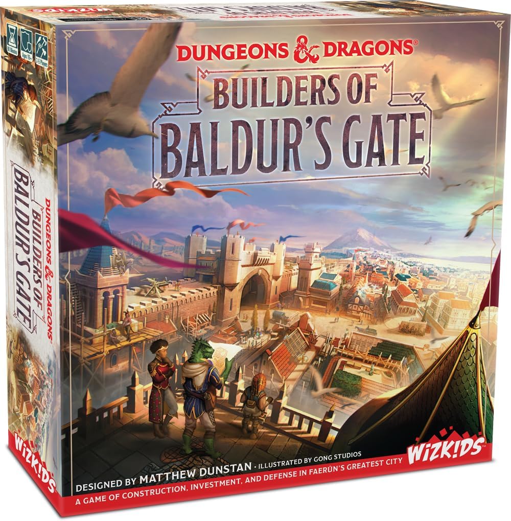 Wizkids Dungeons & Dragons Builders of Baldurs Gate Board Game