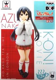 Azusa Nakano, Ho-Kago Tea Time In London HTT GRAY Style Special, K-ON!!, DXF Figure, Banpresto