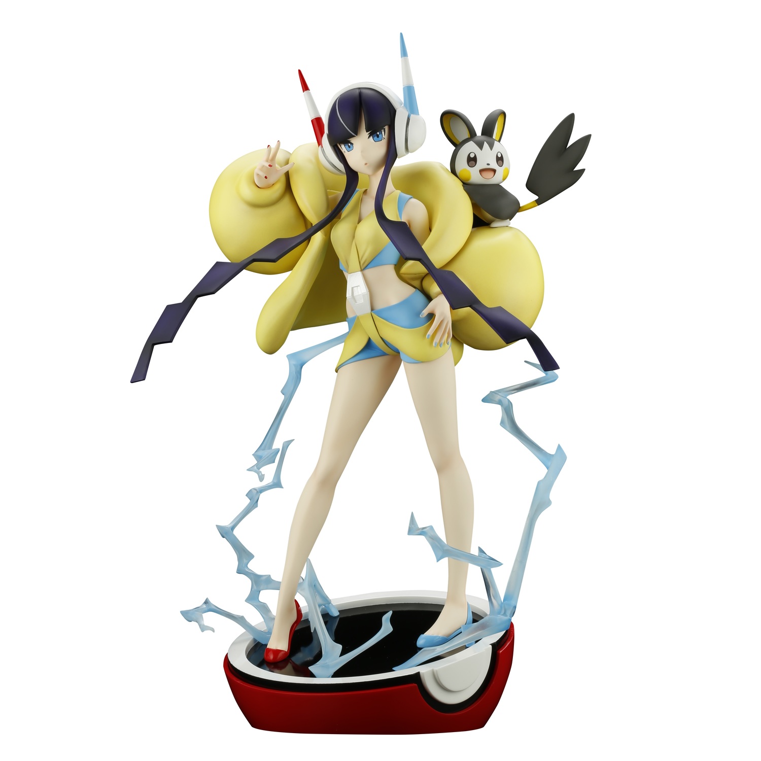 Elesa & Emolga Figure, Nimbasa City Pokemon Gym, Pokemon Center, Kotobukiya
