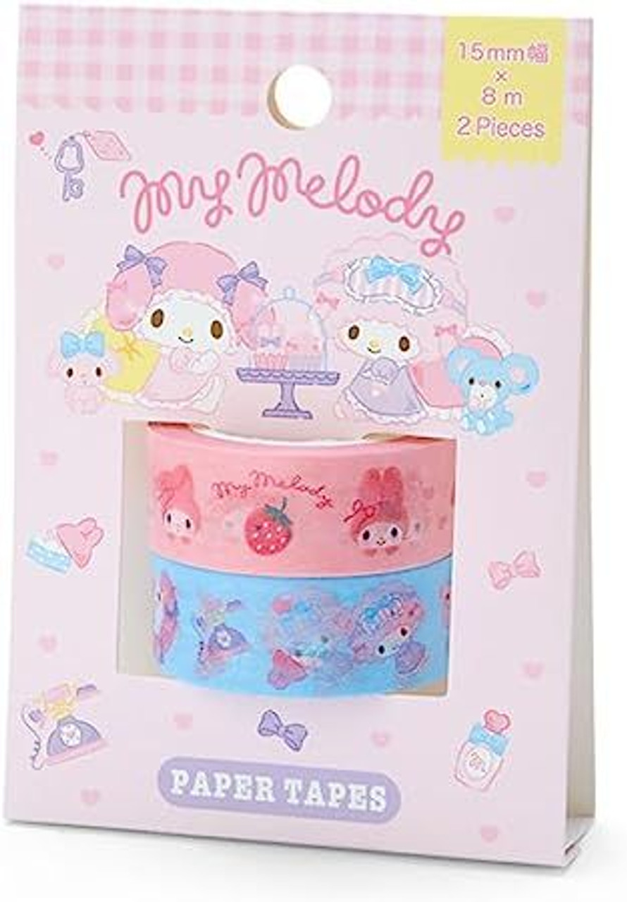 Sanrio My Melody & My Sweet Piano Washi Tape Washi-Tape Pink Blue