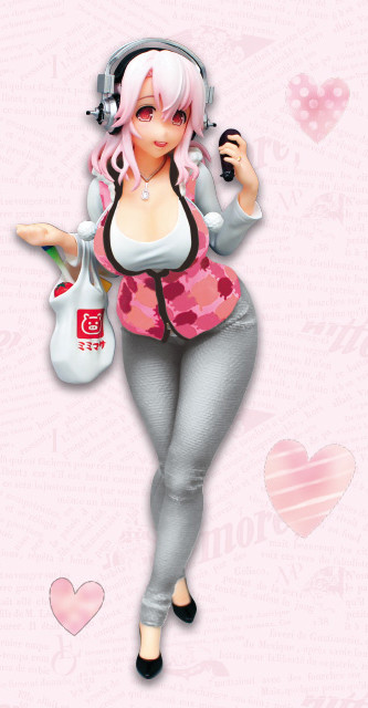 Super Sonico, 10th Anniversary Figure, Pink Ver, Super Sonico, Furyu