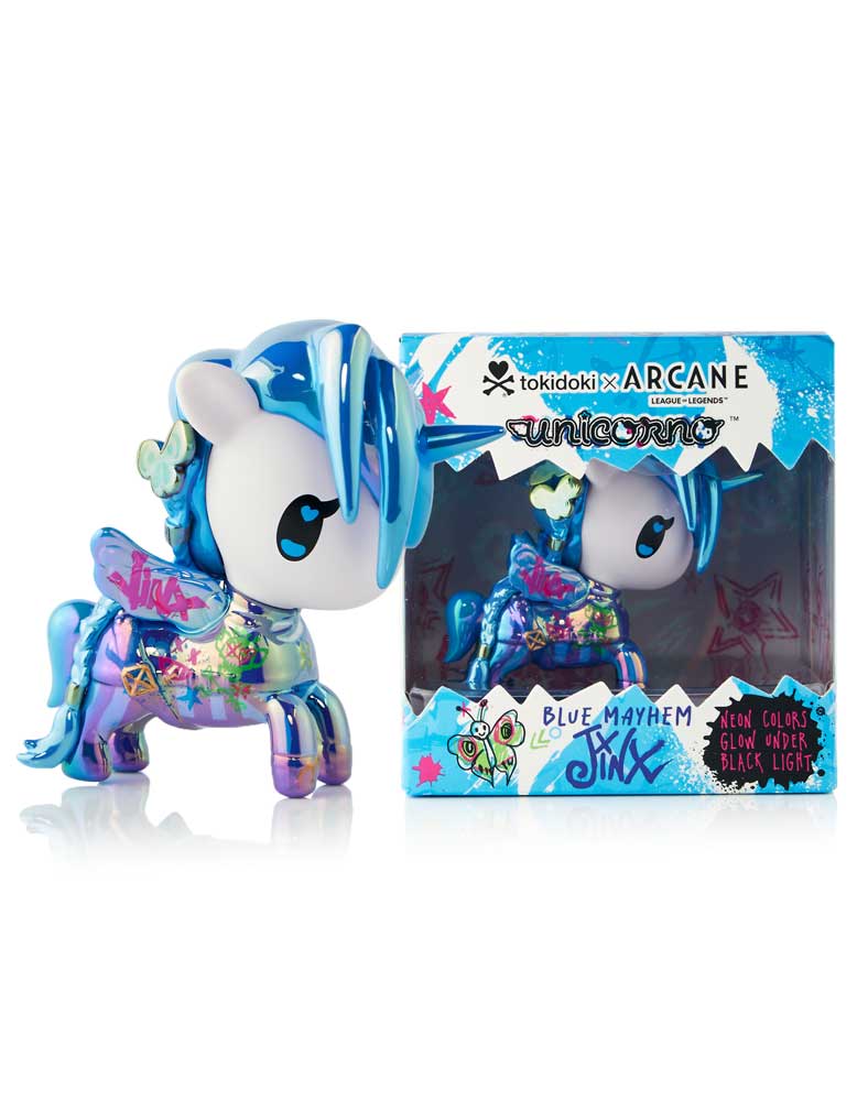 Tokidoki x Arcane - Blue Mayhem Jinx Unicorno - Special Edition