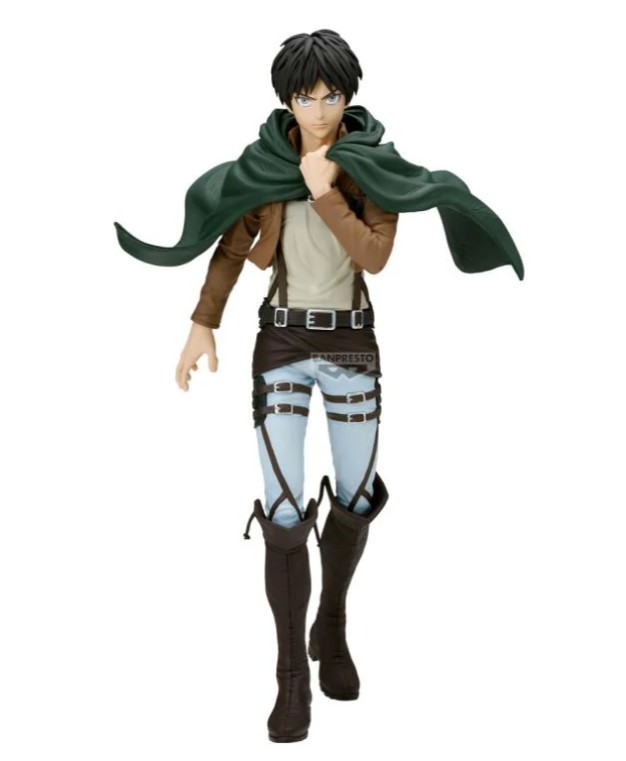 Eren Yeager Figure, Grandista, Attack On Titan, Banpresto