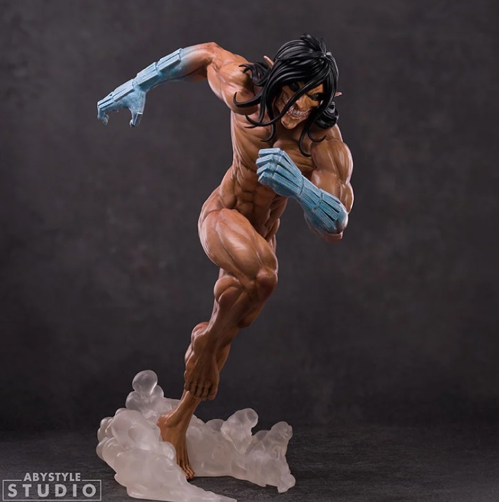 Eren Yeager Figure, Titan Form, Attack On Titan, SFC Super Figure Collection, ABY STYLE