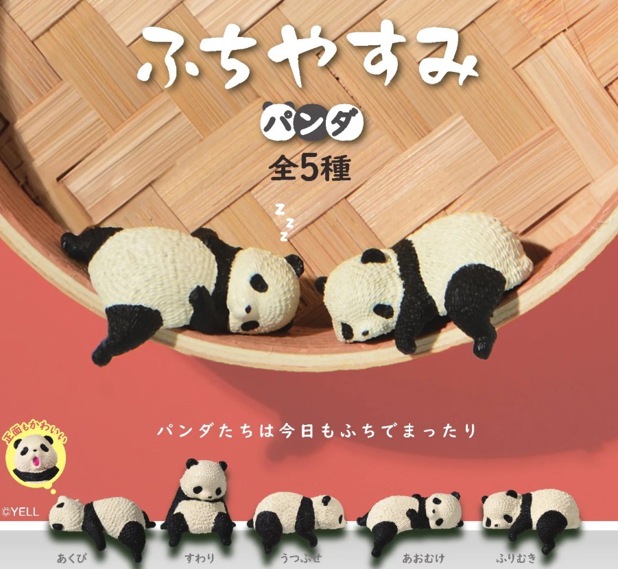 Playful Hanging Panda Mini Figure - YELL - Random Blind Box