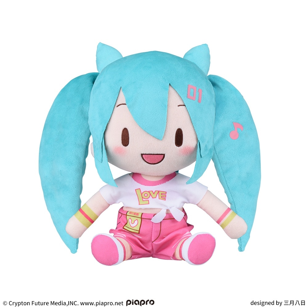 Hatsune Miku Plush Doll, Live Support, Fuwa Puchi Live Ver, Vocaloid, Hatsune Miku: Live Stage!, 11 Inches, Big Size, Sega