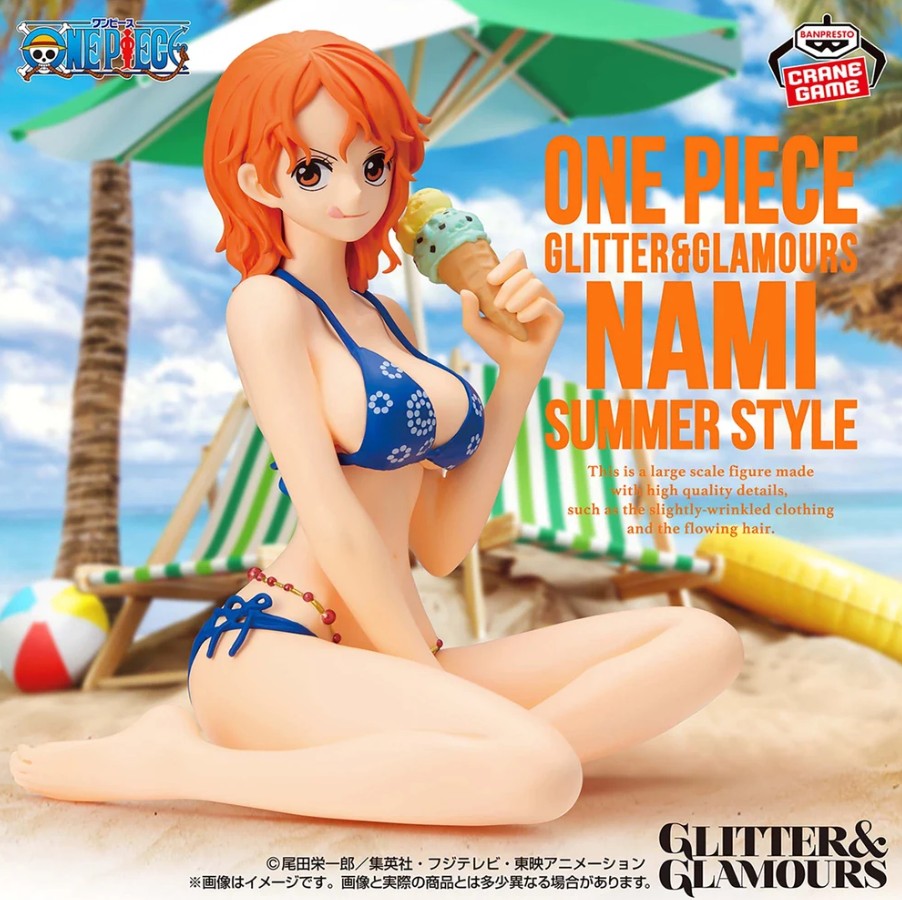 Nami Figure, Glitter & Glamours, Summer Style, One Piece, Banpresto