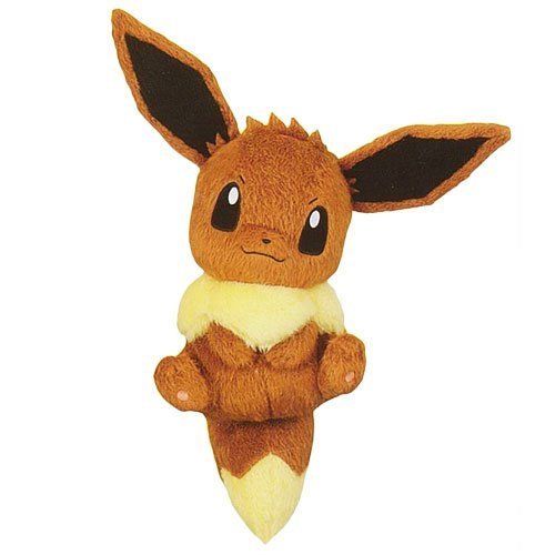 Pokemon Sun & Moon Eevee Plushie Kutsurogi Time 10 Inches Banpresto