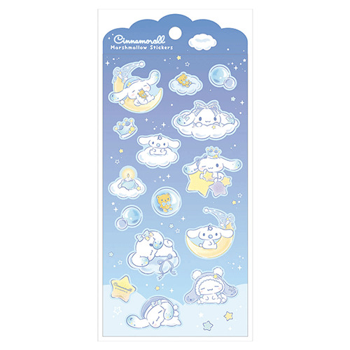 Sanrio Marshmallow Sticker Set - Cinnamoroll