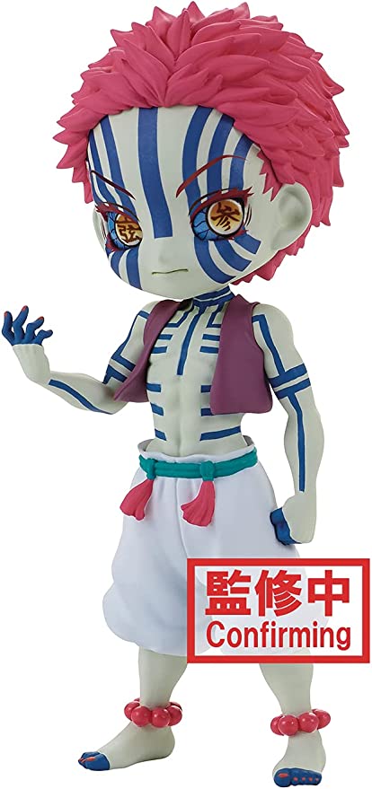 Akaza Figure, Q Posket, Demon Slayer, Kimetsu no Yaiba, Banpresto