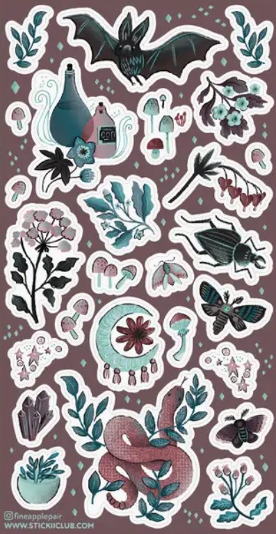 Dark Woods Sticker Sheet