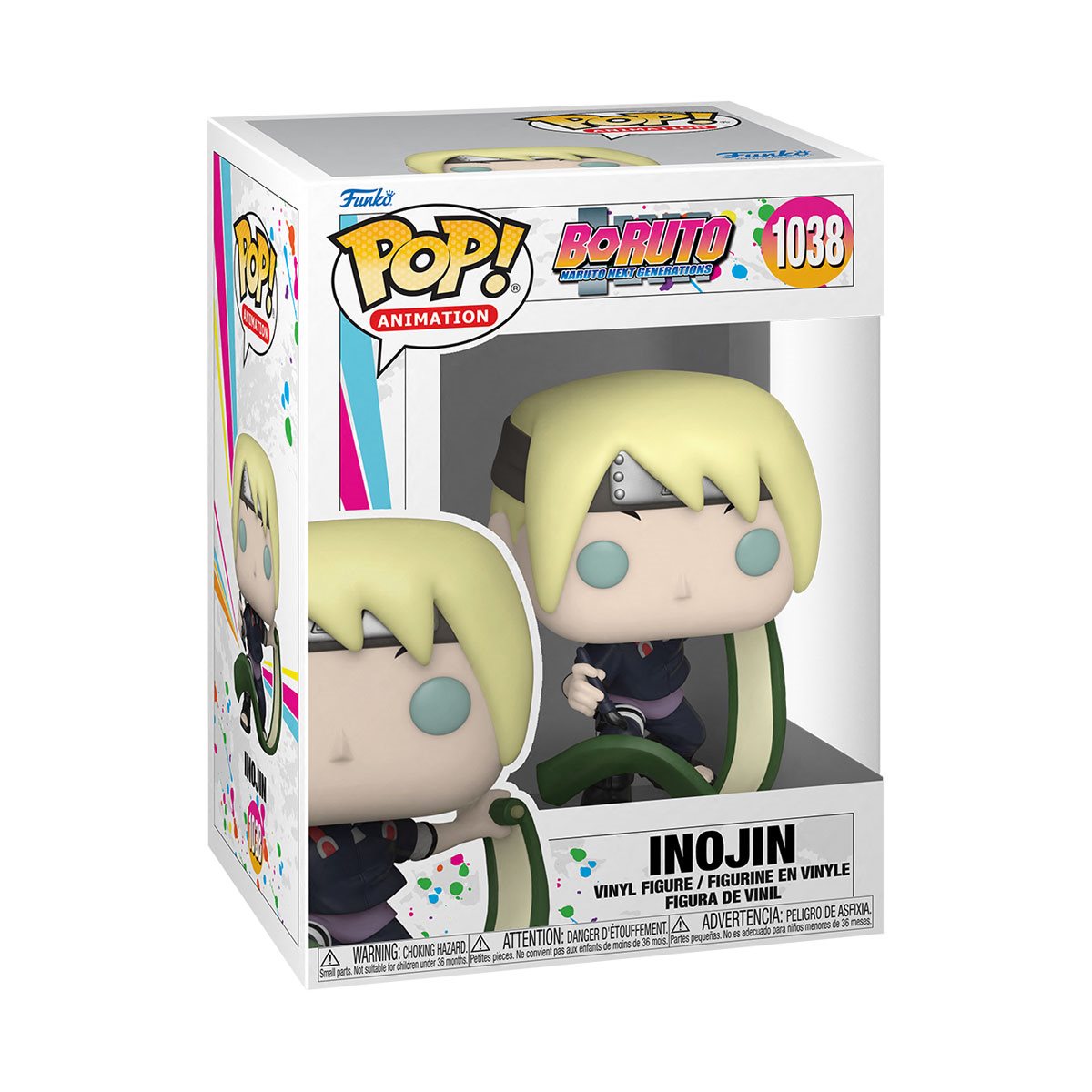 Inojin Figure Boruto Funko Pop Animation 3.75 Inches Funko Pop 1038