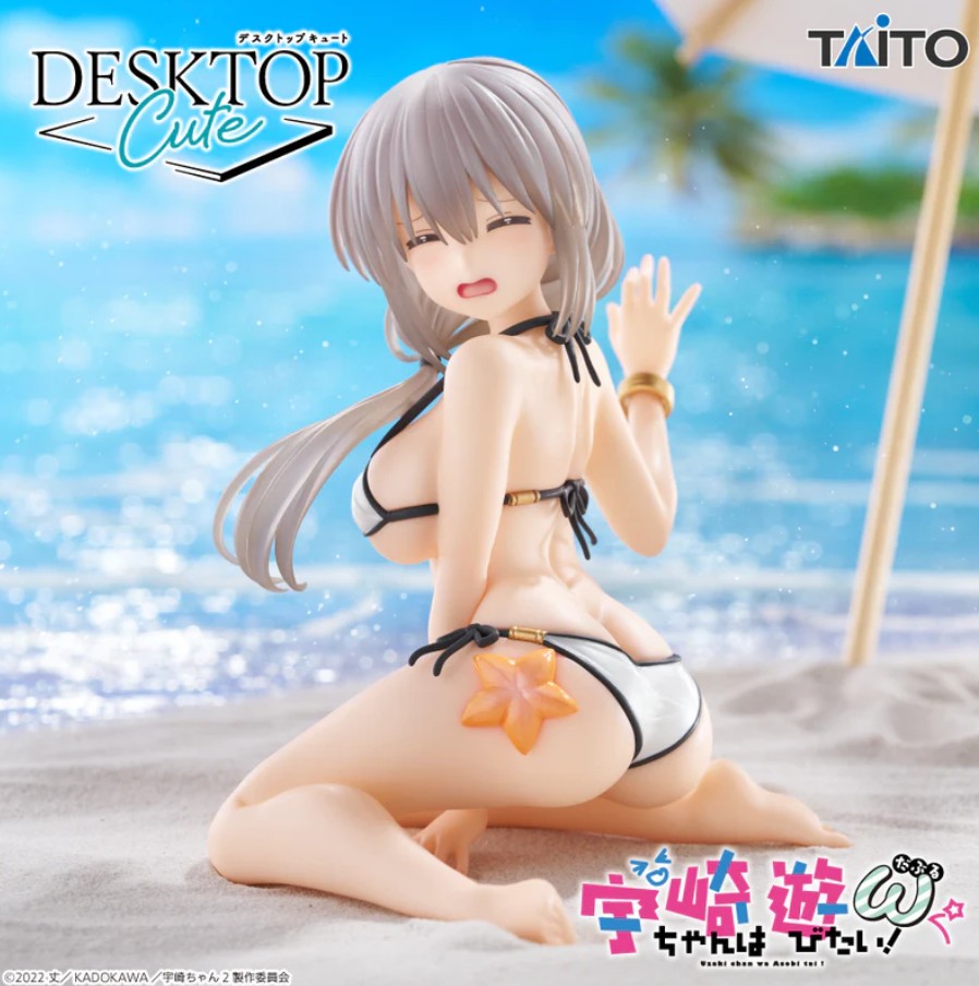Tsuki Uzaki Figure, Desktop Cute, Bikini Ver., Uzaki-chan Wants to Hang Out!, Taito
