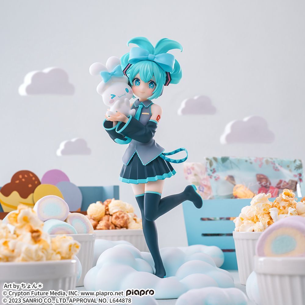 Hatsune Miku x Cinnamoroll Figure, CinnaMiku, Luminasta, Vocaloid, Sega